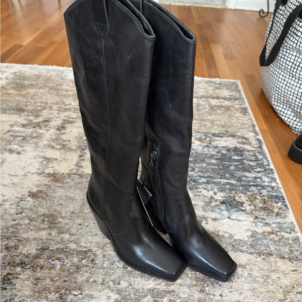 Vince Camuto Afelia Black Heeled Boots